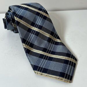 Robert Talbott Carmel Hand Sewn Best in Class Plaid Textured Heavy Thick Tie